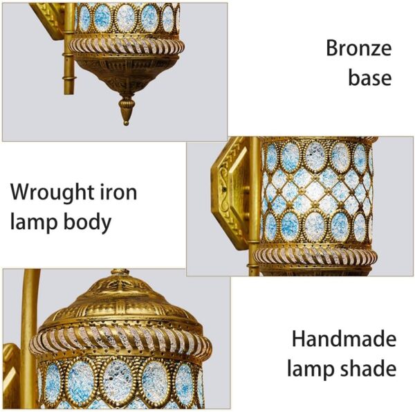 Turkish original handmade Moroccan design chandelier Turkish decorative wall lamp - Image 3