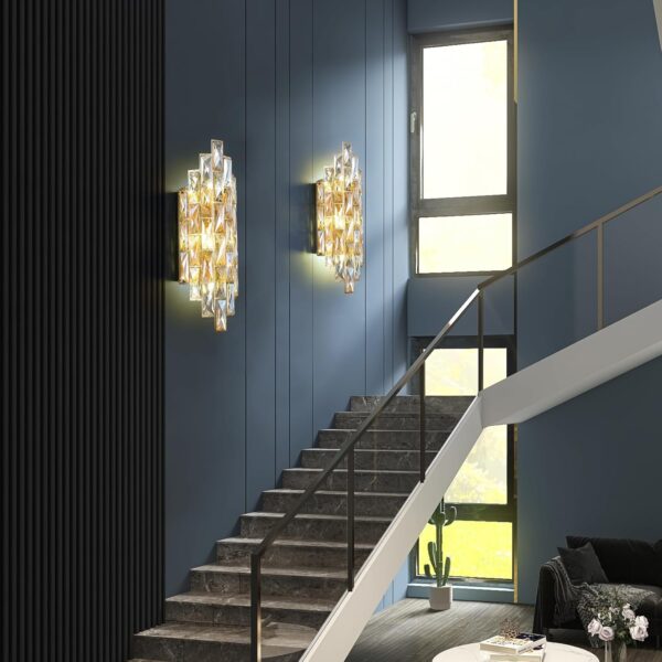 Luxury Wall Light Asfour Scholar Gold Wall Light - Image 3